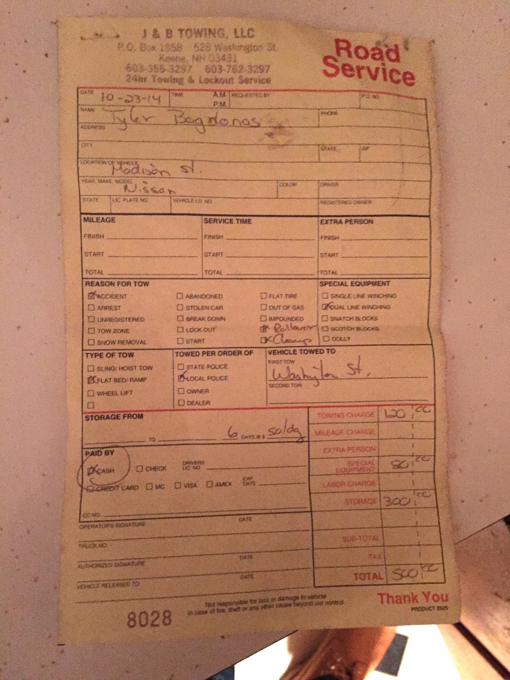 Fundraiser by Mike Tetreault Tyler's Car Flipped at Keene Riots